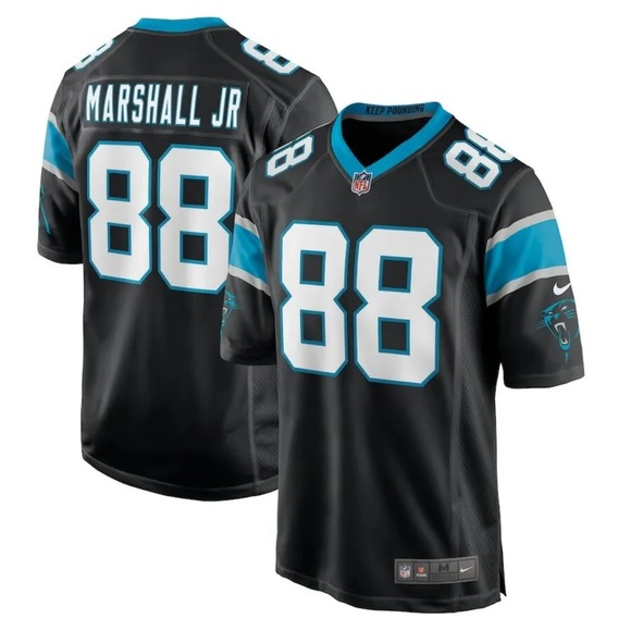 New Carolina Panthers Terrace Marshall Jr #88 Nike Official NFL Game Jersey 3XL - Picture 2 of 10